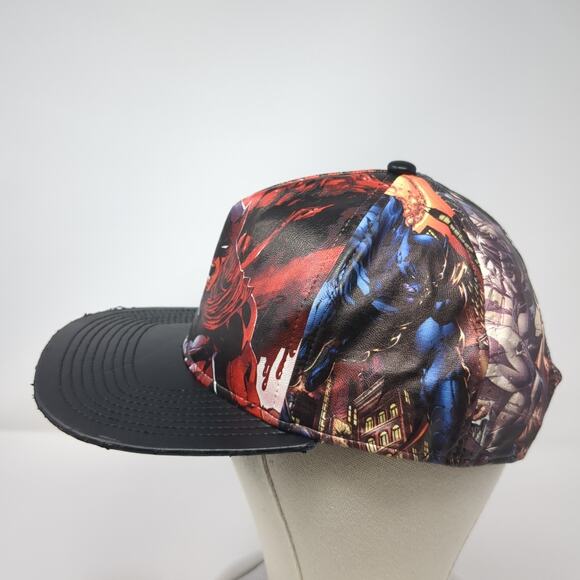 Batman Snapback 5 Panel Cap Multicolor One Size Adjustable Sublimated Art - Picture 3 of 9